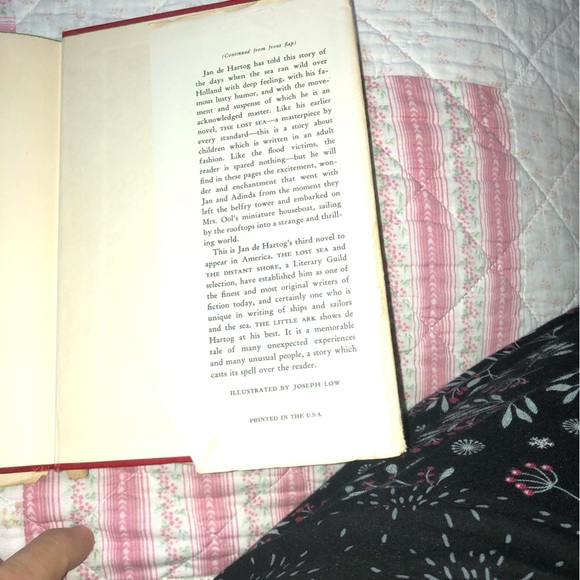 The Little Ark by Jan de Hartog Hardcover. First edition - Picture 7 of 9